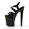 Pleaser - XTREME872 Sandale à bride à la cheville, Pole dance chaussures - Chaussures de pole dance - Noir Product image